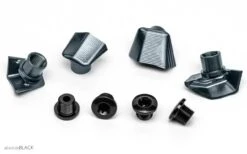 AbsoluteBlack Crank Bolt Cover Black Abdeckplatten Mit Schrauben Shimano Ultegra FC-R8000/8050