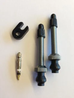 Barbieri Tubeless Ventile 45mm Titanium Color