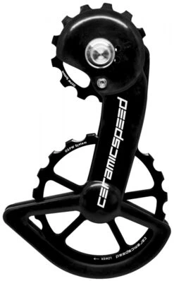 CeramicSpeed OSPW System Road Shimano 9100/9150/8000 Black Schaltwerkrädchen-System
