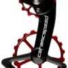 CeramicSpeed OSPW System Road Shimano 9100/9150/8000 Red Coated Schaltwerkrädchen-System