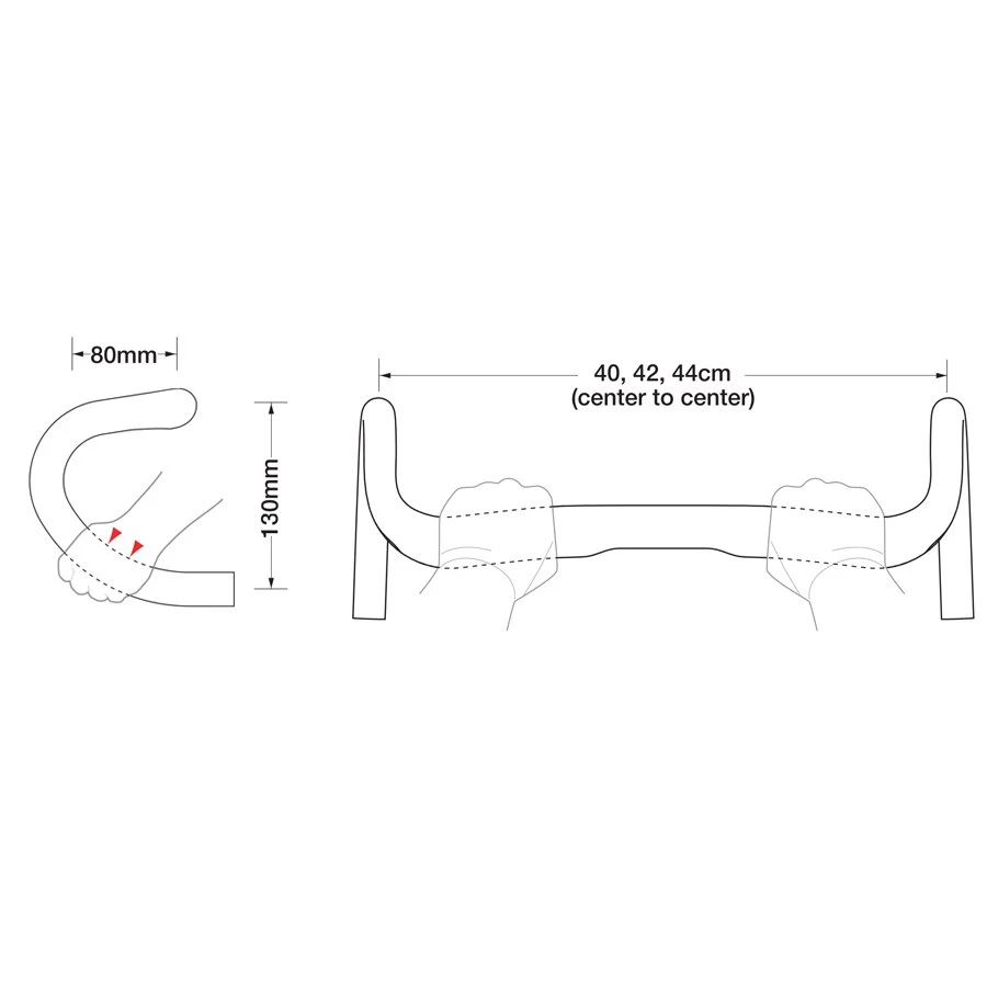 Ritchey WCS Carbon Evocurve 40cm Lenker 4 Ritchey WCS Carbon Evocurve 40cm Lenker – Bild 2