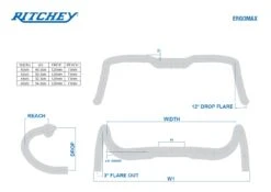 Ritchey WCS ErgoMax Aluminium 42cm Lenker -Shimano and Sram Store ritchey wcs ergomax lenker 5 21901 4