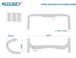 Ritchey WCS Streem Internal Routing 42cm Lenker -Shimano and Sram Store ritchey wcs streem internal routing lenker 8 21867 5